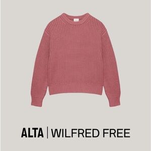 Wilfred Free Rose Knit Sweater